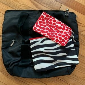 NWT Bath & Body Works bag trio. Brand new never used. Easy clean nylon fabric.